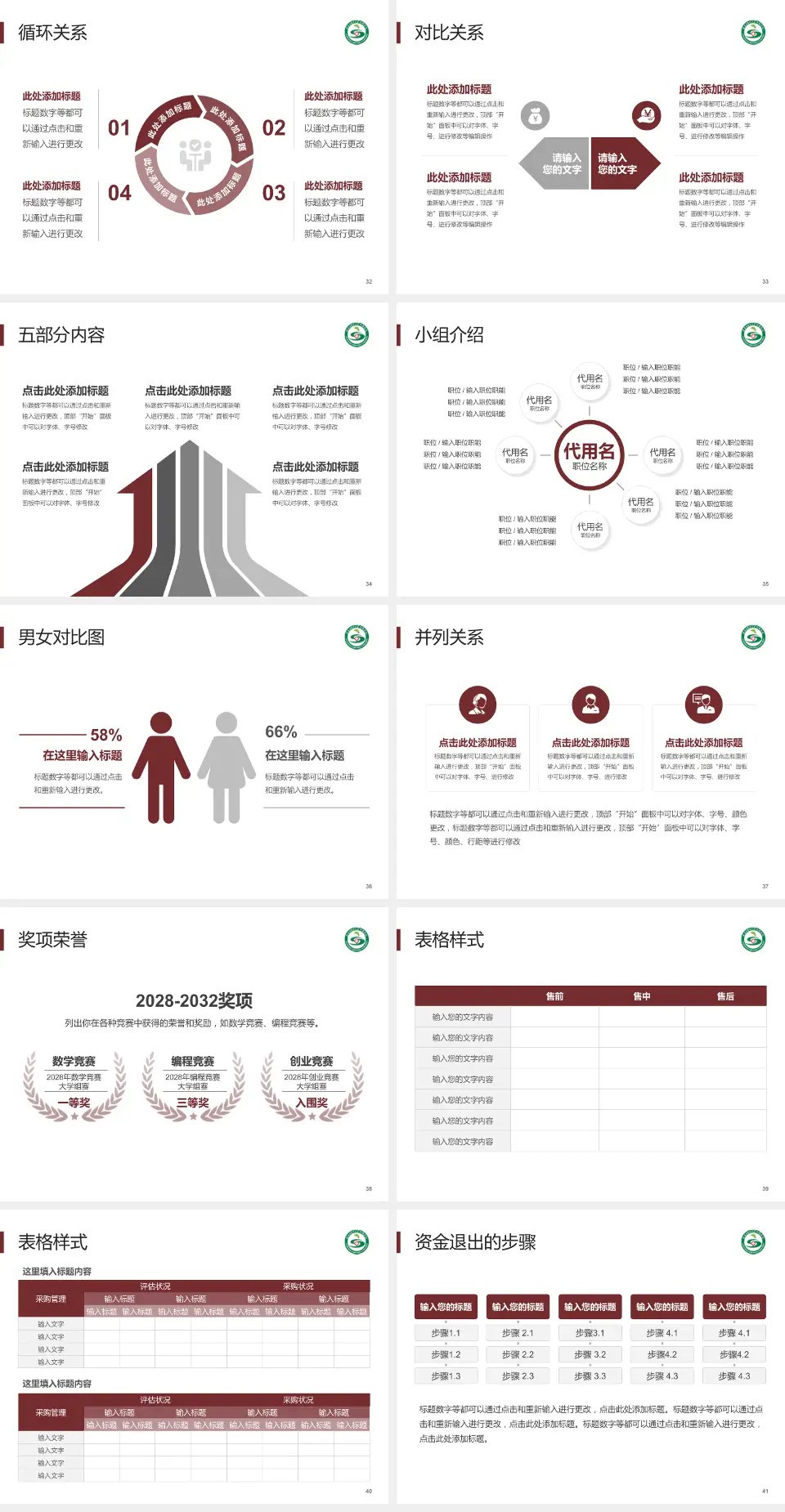 陕西中医药大学附属医院医院简介/日常通用PPT模板4:3格式幻灯片预览图5