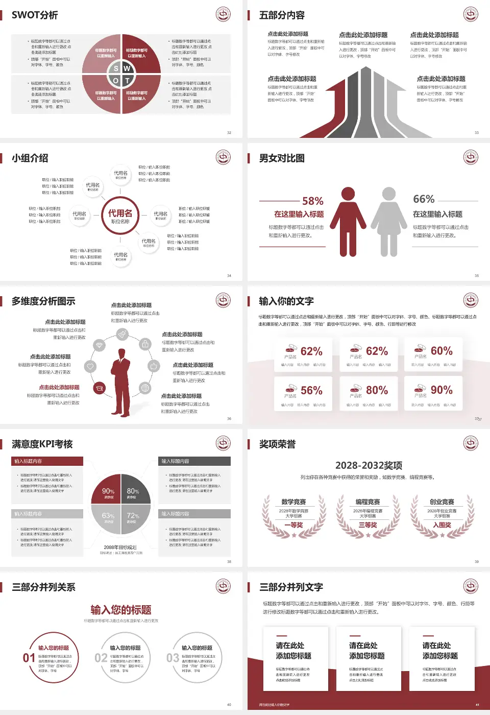 西安市中医院医疗行业比赛专用PPT模板16:9格式幻灯片预览图5