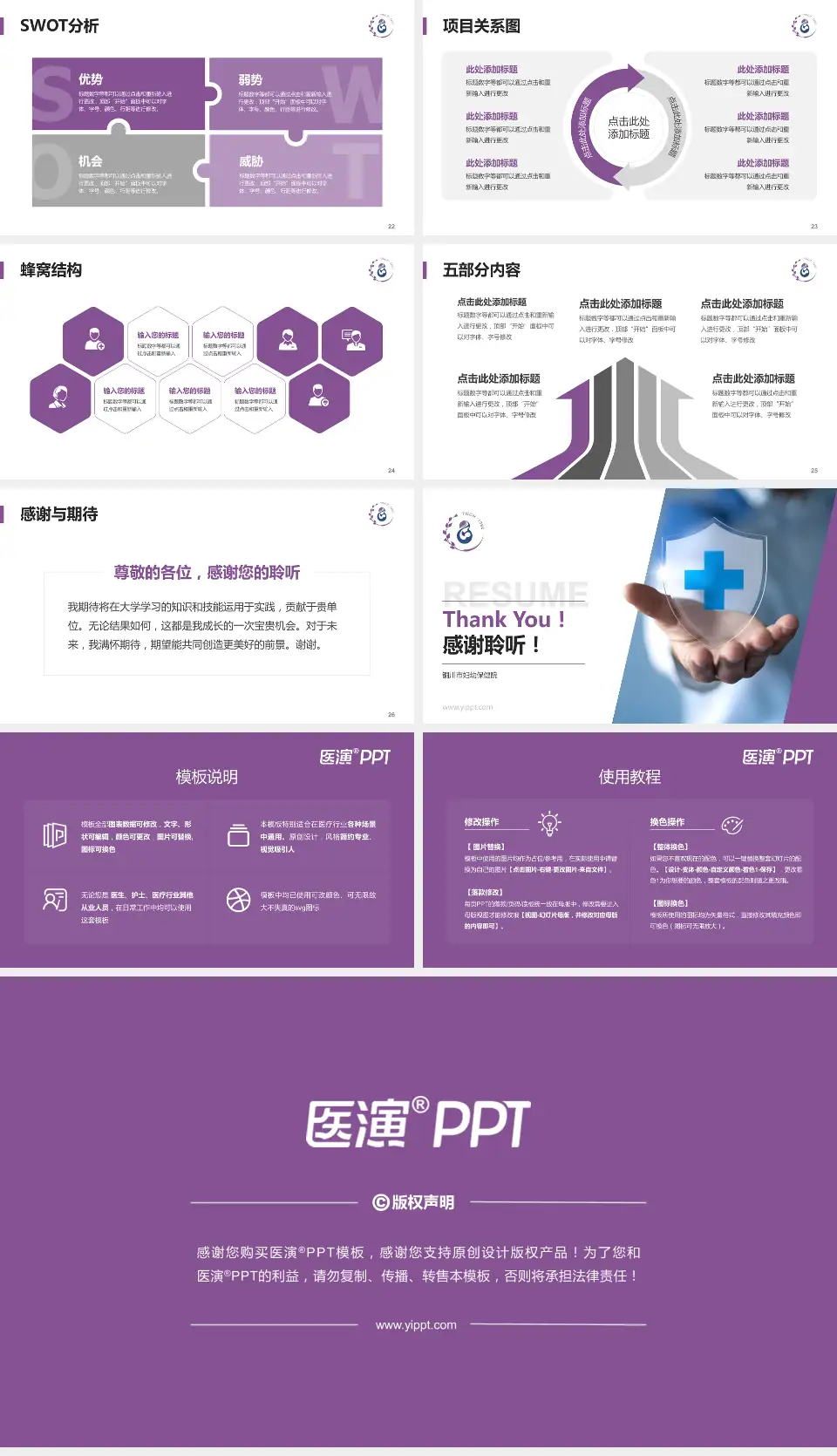 铜川市妇幼保健院个人求职应聘简历PPT模板16:9格式幻灯片预览图4