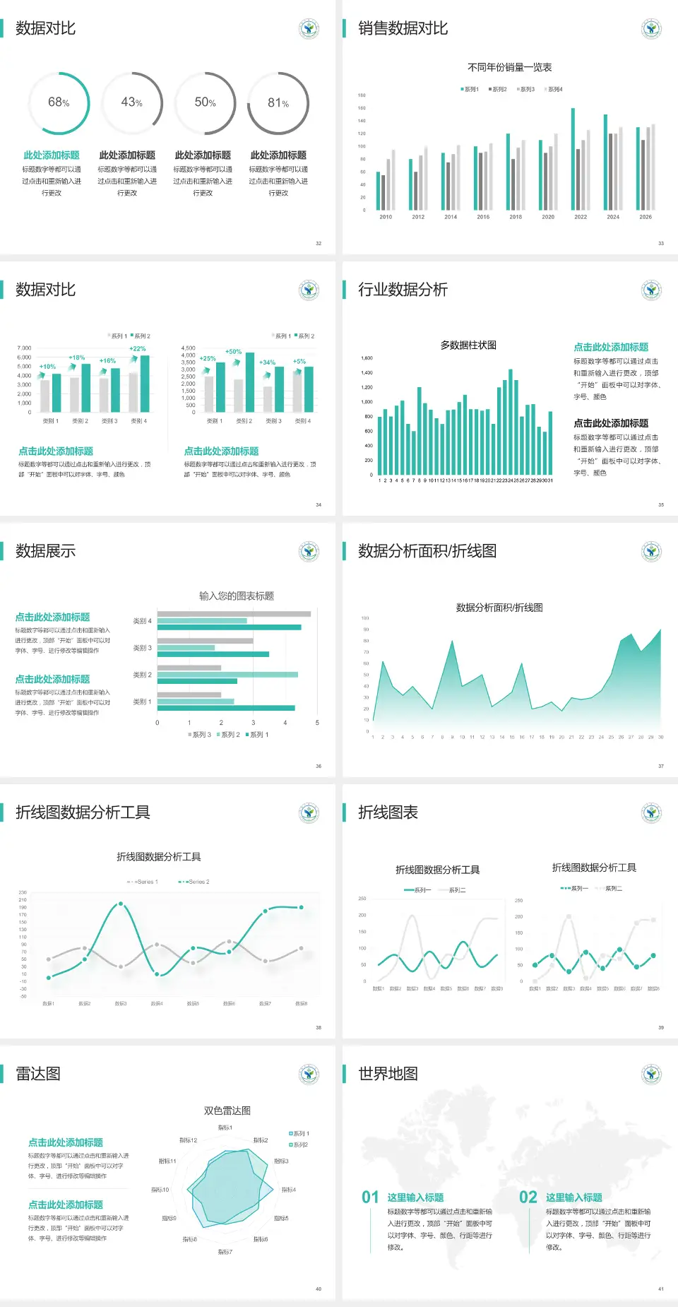 榆林市第一医院会议与研讨会PPT模板4:3格式幻灯片预览图5