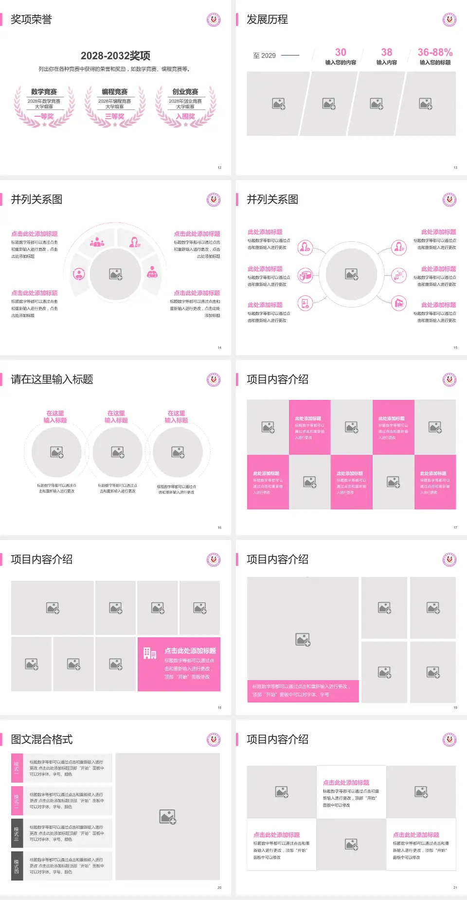 渭南市妇幼保健院护理专业职业生涯规划PPT模板4:3格式幻灯片预览图3