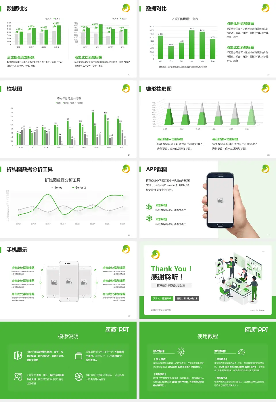 牡丹江市妇女儿童医院财务与预算报告PPT模板16:9格式幻灯片预览图4