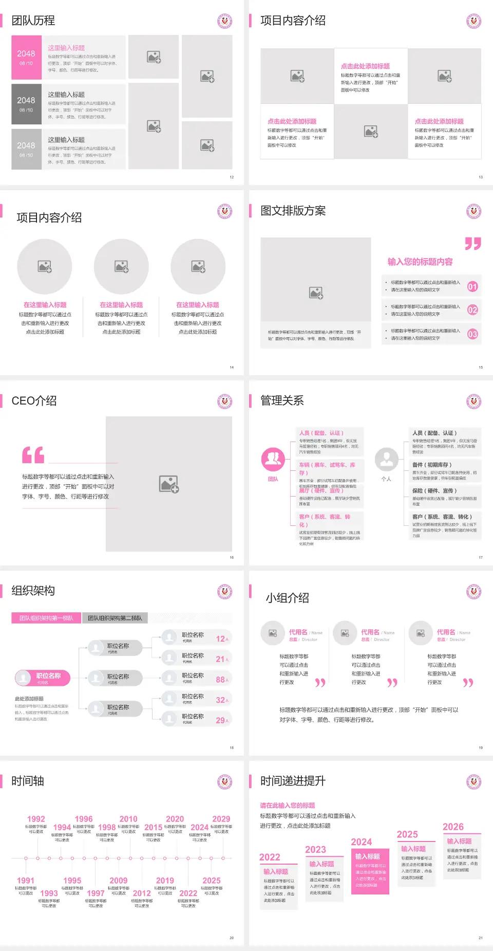 渭南市妇幼保健院医院管理报告PPT模板4:3格式幻灯片预览图3
