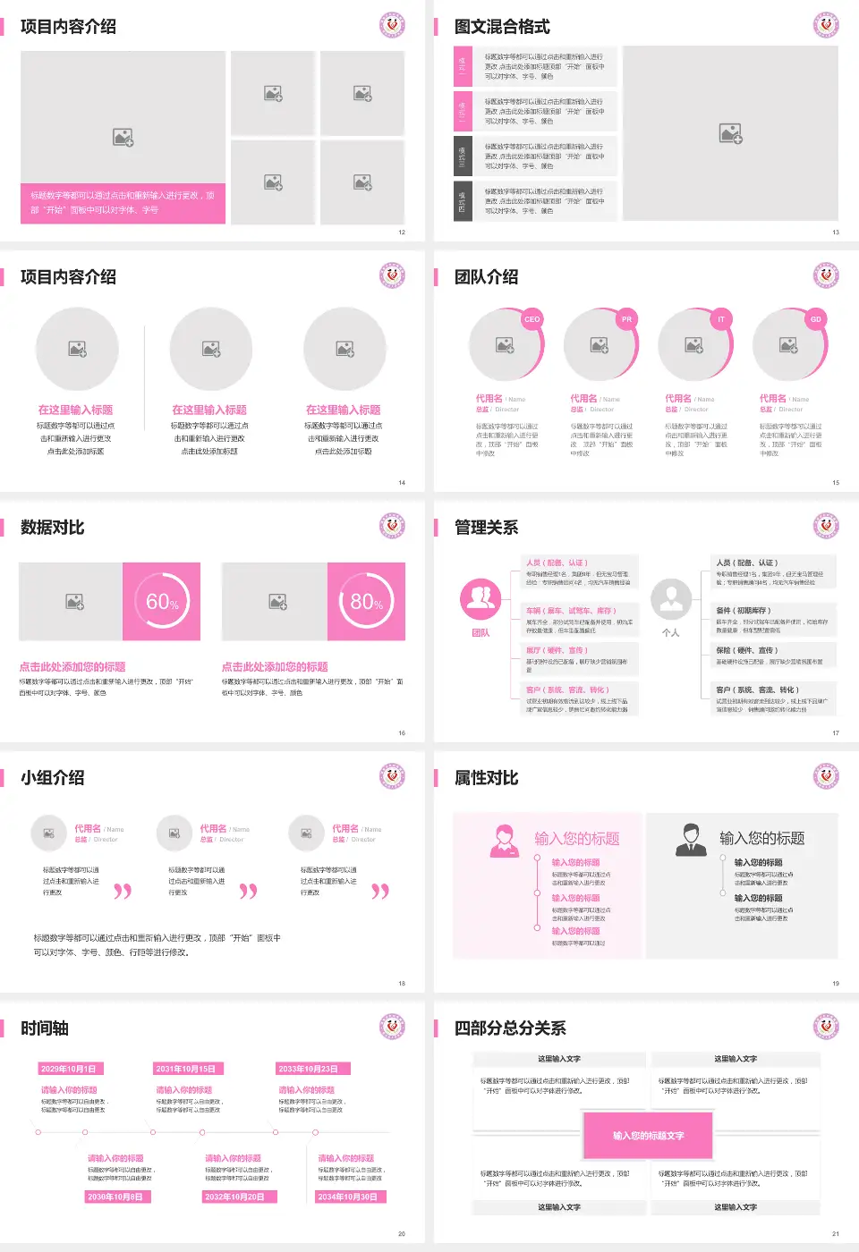 渭南市妇幼保健院科室介绍与推广PPT模板16:9格式幻灯片预览图3