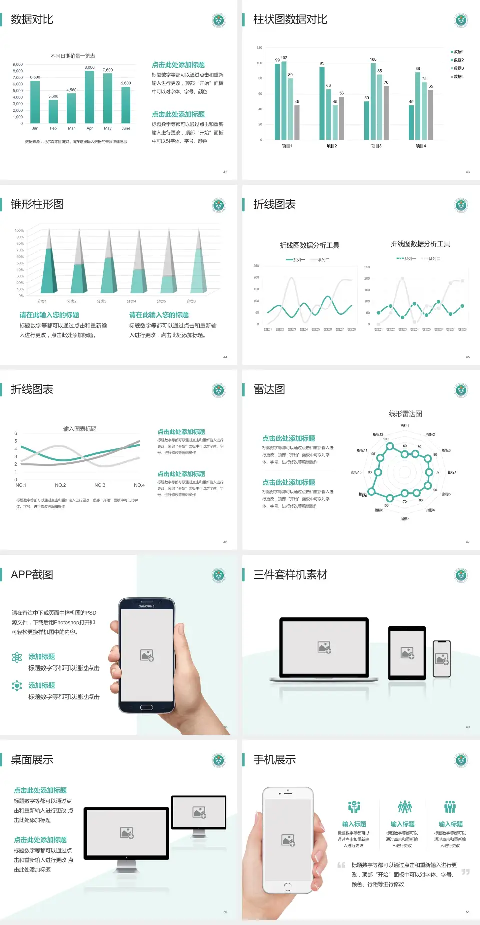 西安医学院第三附属医院医院管理报告PPT模板4:3格式幻灯片预览图6