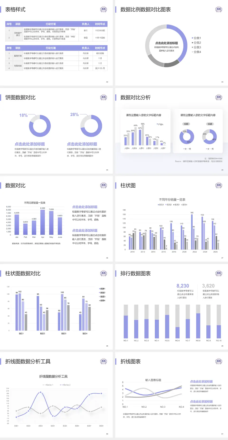 西安市人民医院医院简介/日常通用PPT模板4:3格式幻灯片预览图6