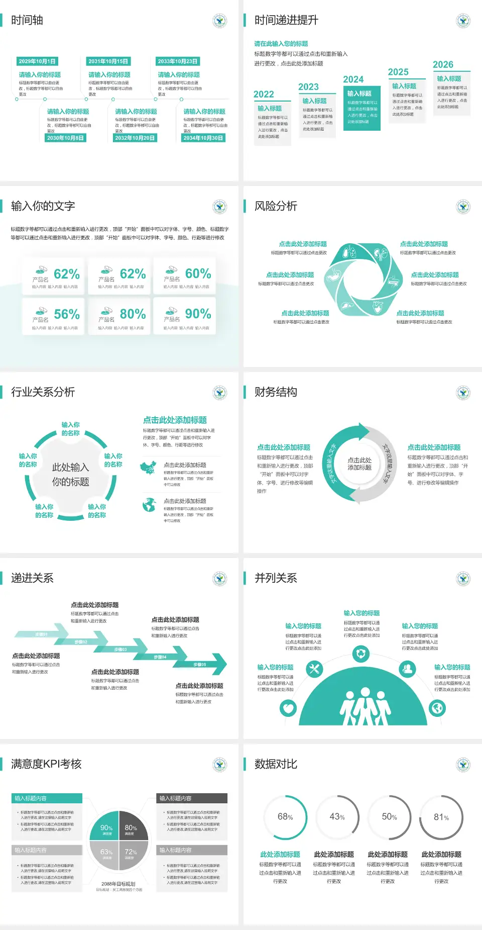 榆林市第一医院病例分享与讨论PPT模板4:3格式幻灯片预览图3