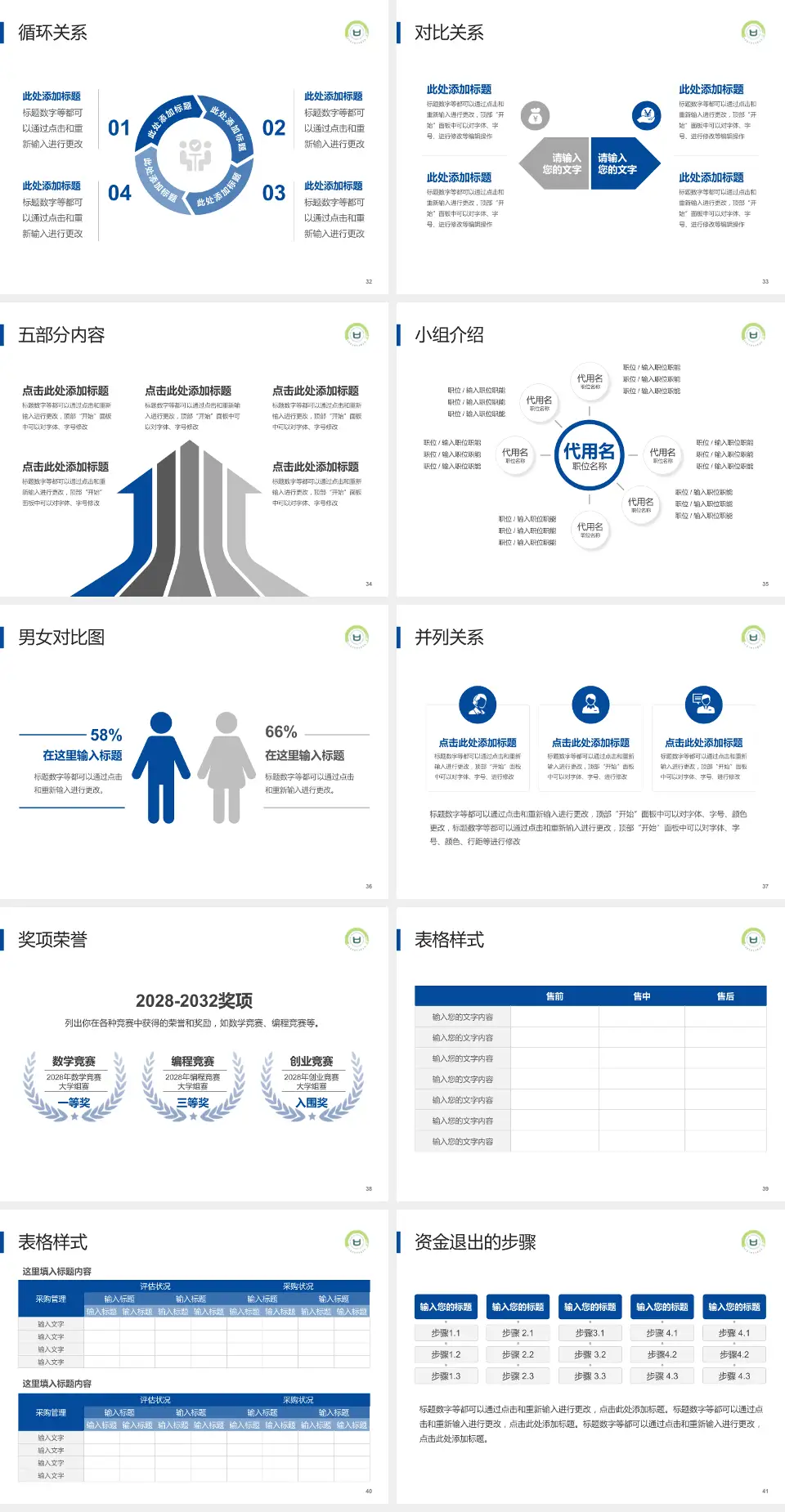 西安交通大学口腔医院医院简介/日常通用PPT模板4:3格式幻灯片预览图5