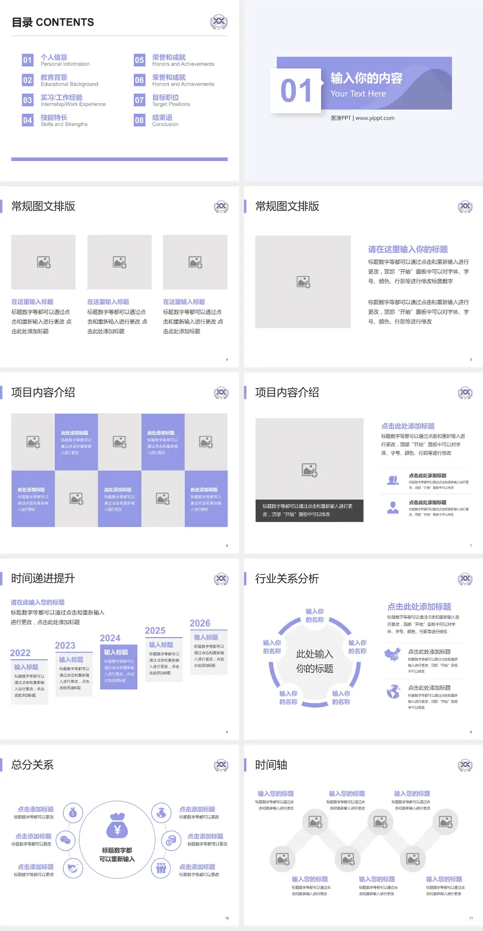 西安市人民医院财务与预算报告PPT模板4:3格式幻灯片预览图2