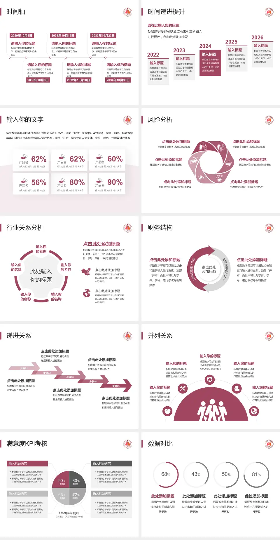 西安市胸科医院病例分享与讨论PPT模板4:3格式幻灯片预览图3