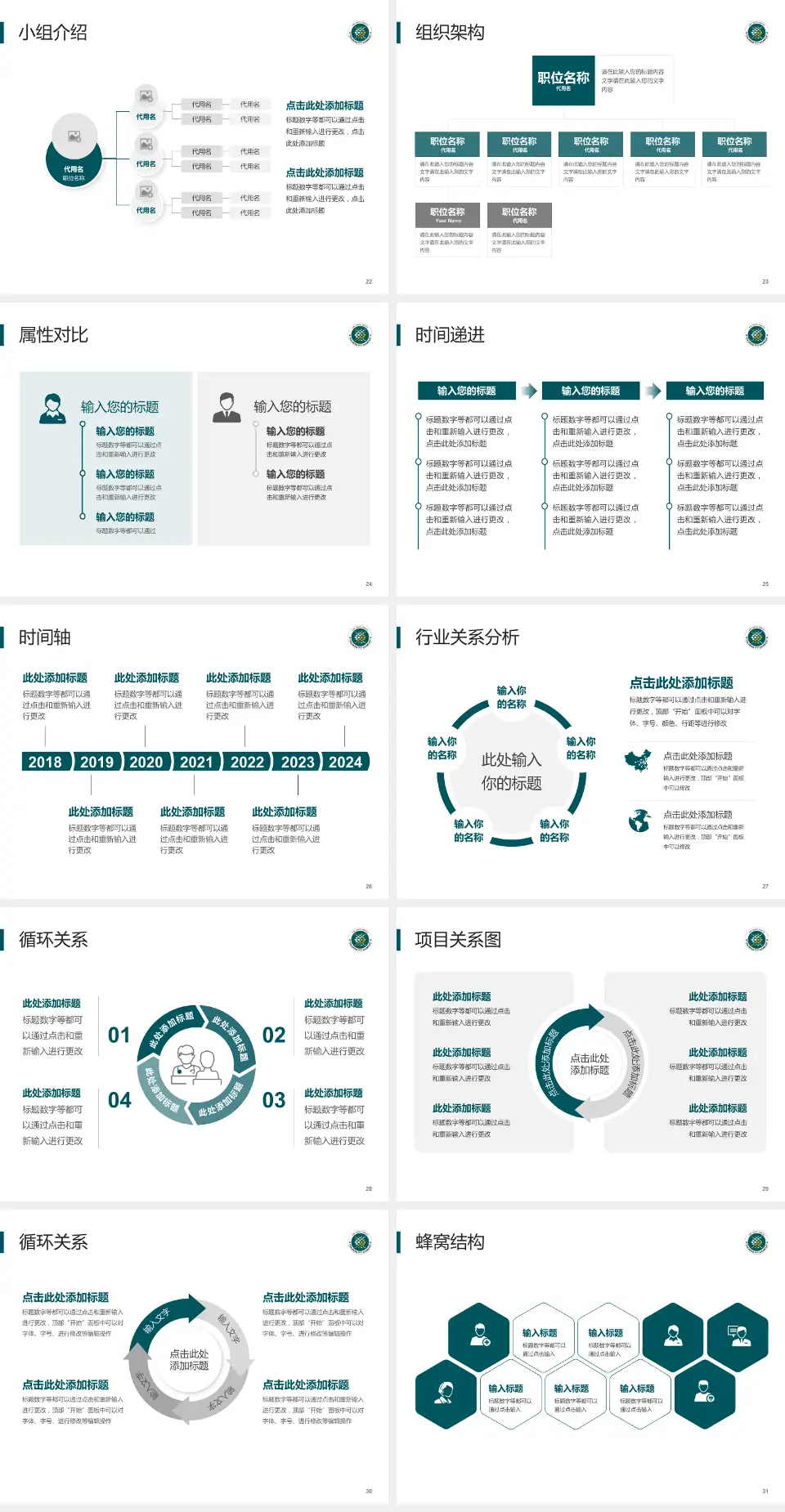 西安市第八医院品管圈PDCA演示专用PPT模板4:3格式幻灯片预览图4