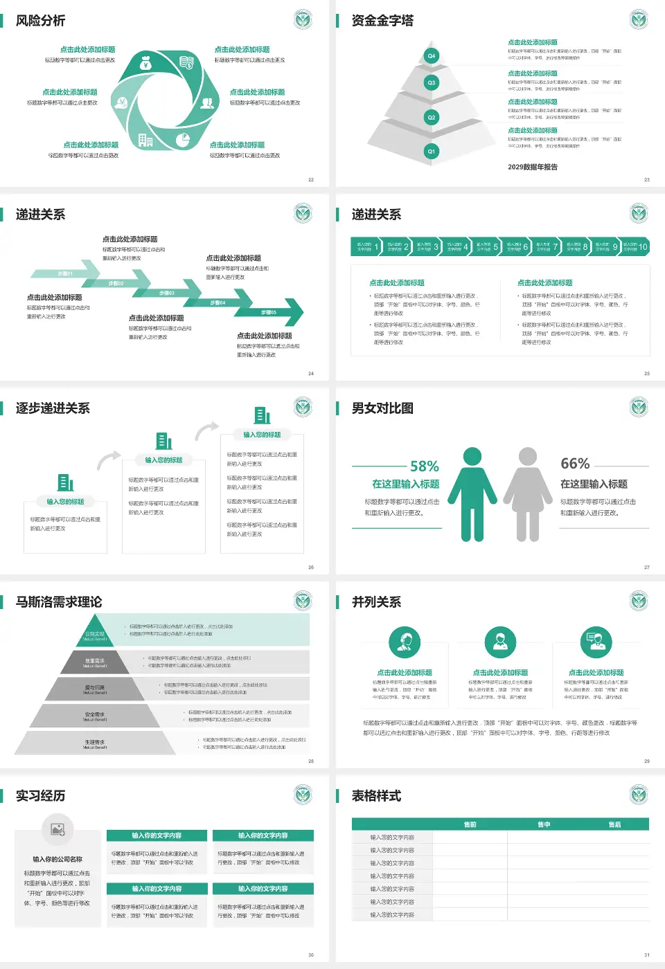 西安医学院第一附属医院项目申请与汇报PPT模板16:9格式幻灯片预览图4