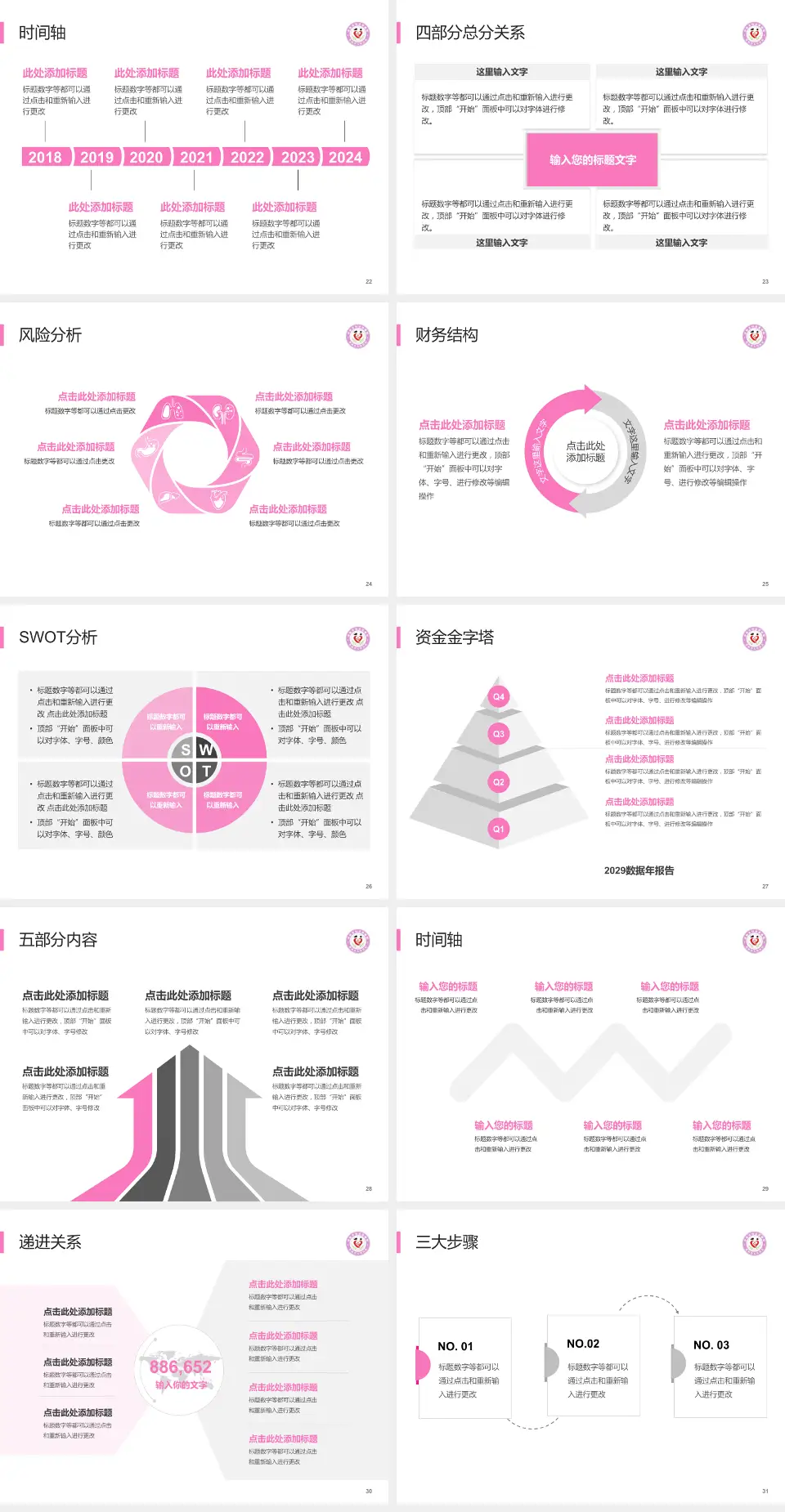 渭南市妇幼保健院患者教育与指导PPT模板4:3格式幻灯片预览图4