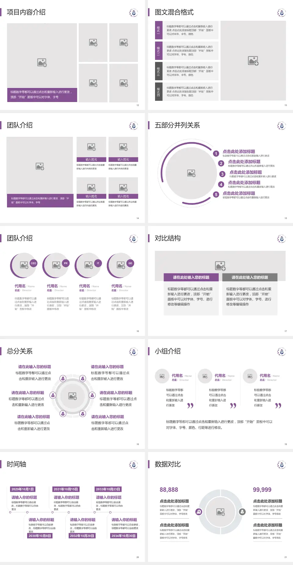 铜川市妇幼保健院医疗知识普及PPT模板4:3格式幻灯片预览图3