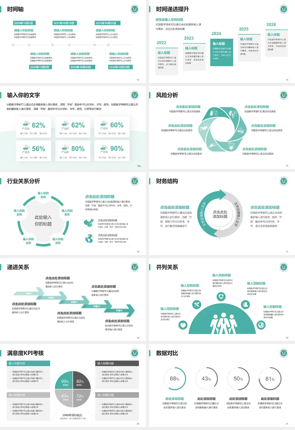 西安医学院第三附属医院病例分享与讨论PPT模板16:9格式幻灯片预览图3