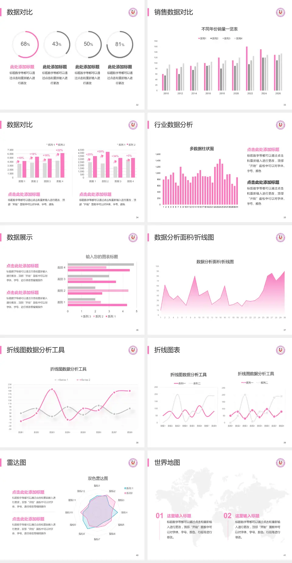 渭南市妇幼保健院会议与研讨会PPT模板4:3格式幻灯片预览图5