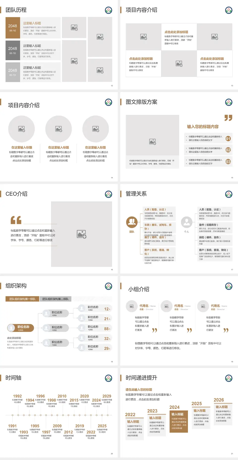 陕西中医药大学第二附属医院医院管理报告PPT模板4:3格式幻灯片预览图3