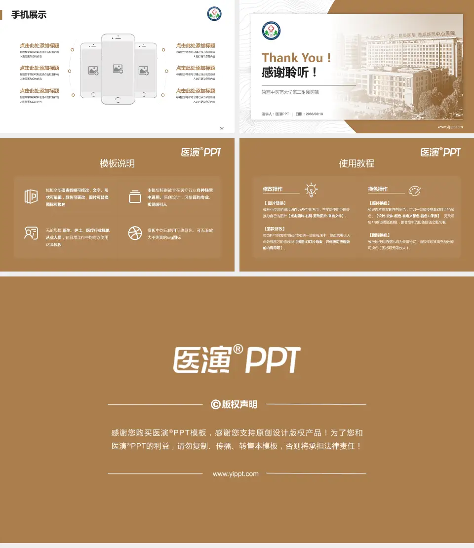 陕西中医药大学第二附属医院医院管理报告PPT模板16:9格式幻灯片预览图7