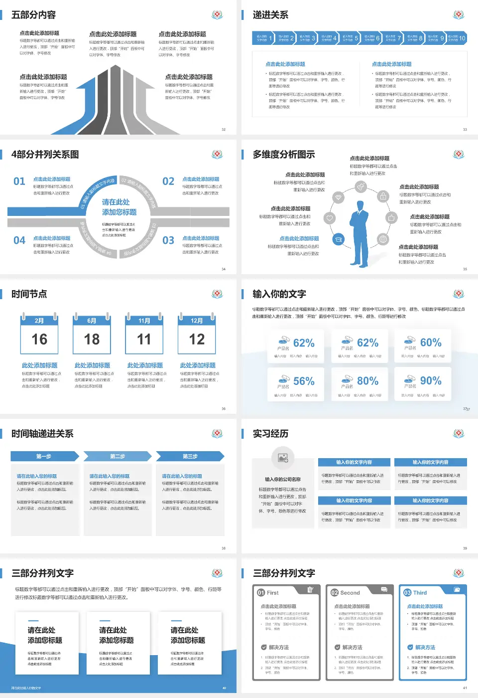 西安市中心医院品管圈PDCA演示专用PPT模板16:9格式幻灯片预览图5