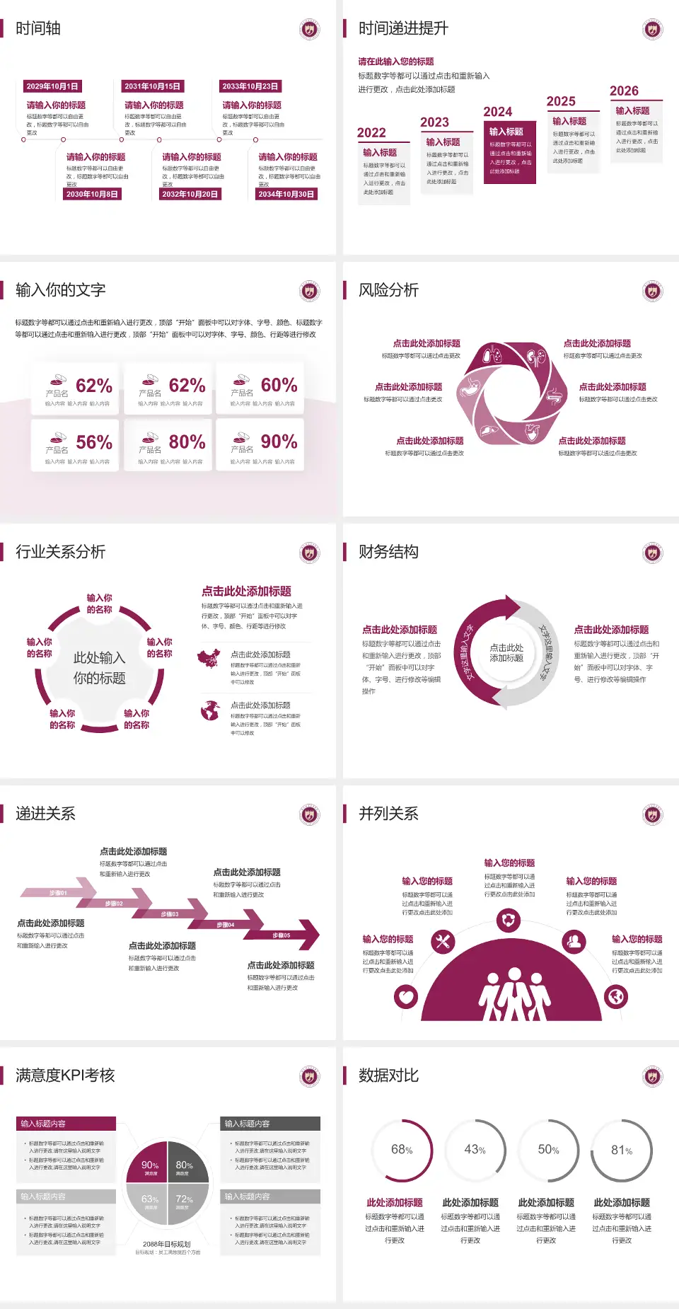 西北妇女儿童医院病例分享与讨论PPT模板4:3格式幻灯片预览图3