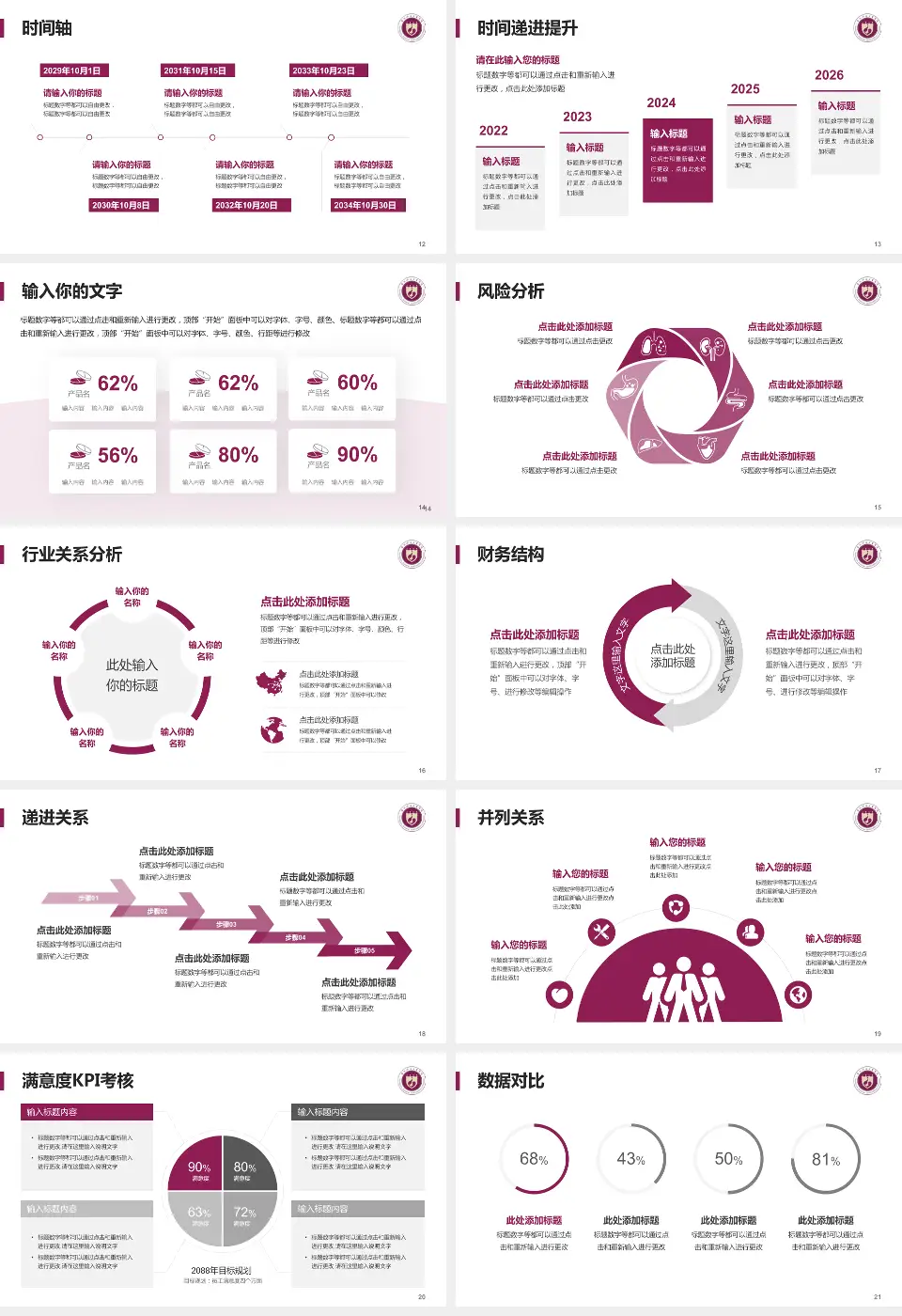 西北妇女儿童医院病例分享与讨论PPT模板16:9格式幻灯片预览图3