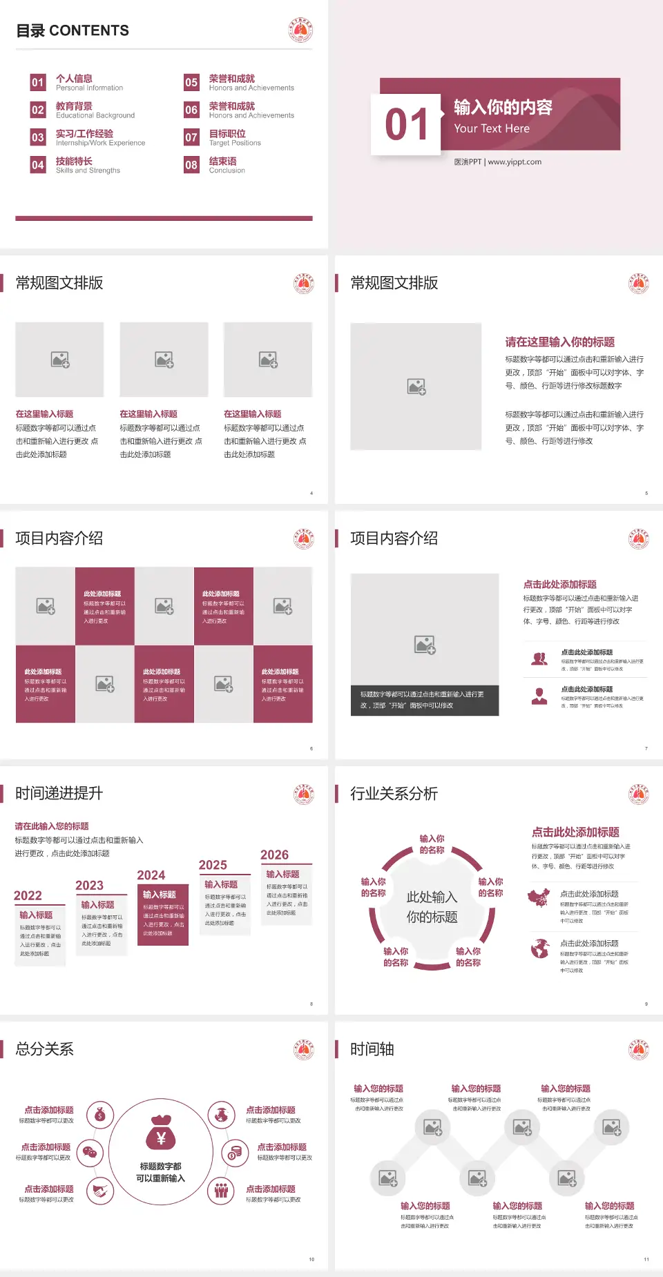 西安市胸科医院财务与预算报告PPT模板4:3格式幻灯片预览图2