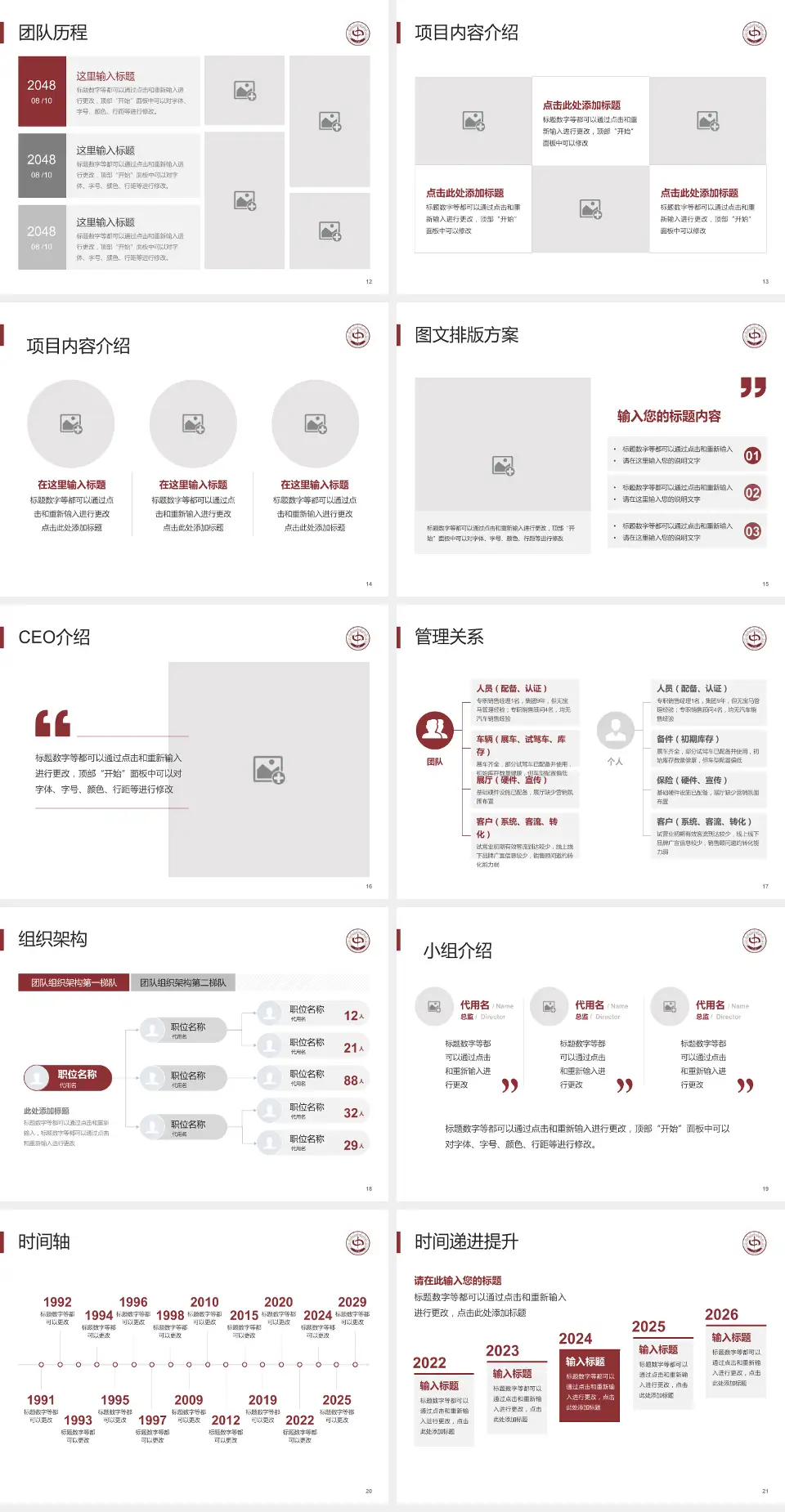 西安市中医院医院管理报告PPT模板4:3格式幻灯片预览图3