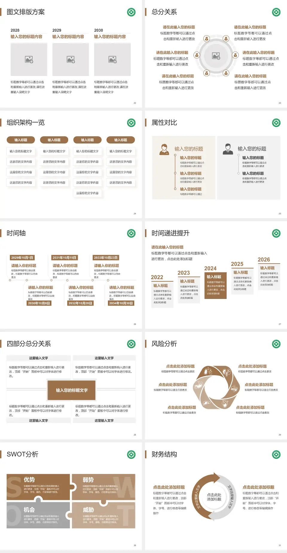 陕西省中医医院护理专业职业生涯规划PPT模板4:3格式幻灯片预览图4