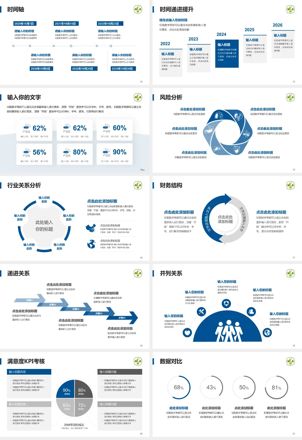 临夏州人民医院病例分享与讨论PPT模板16:9格式幻灯片预览图3