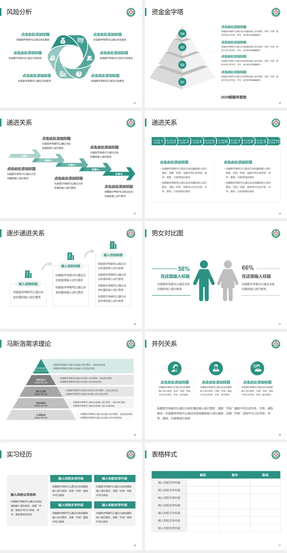 宝鸡市人民医院项目申请与汇报PPT模板4:3格式幻灯片预览图4