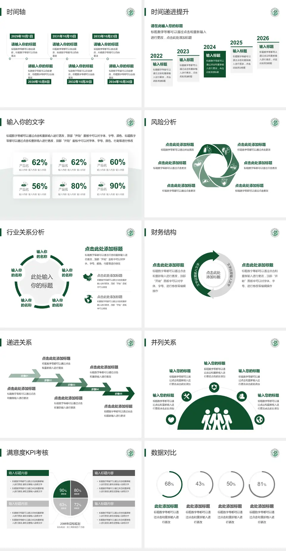 定西市中医院病例分享与讨论PPT模板4:3格式幻灯片预览图3