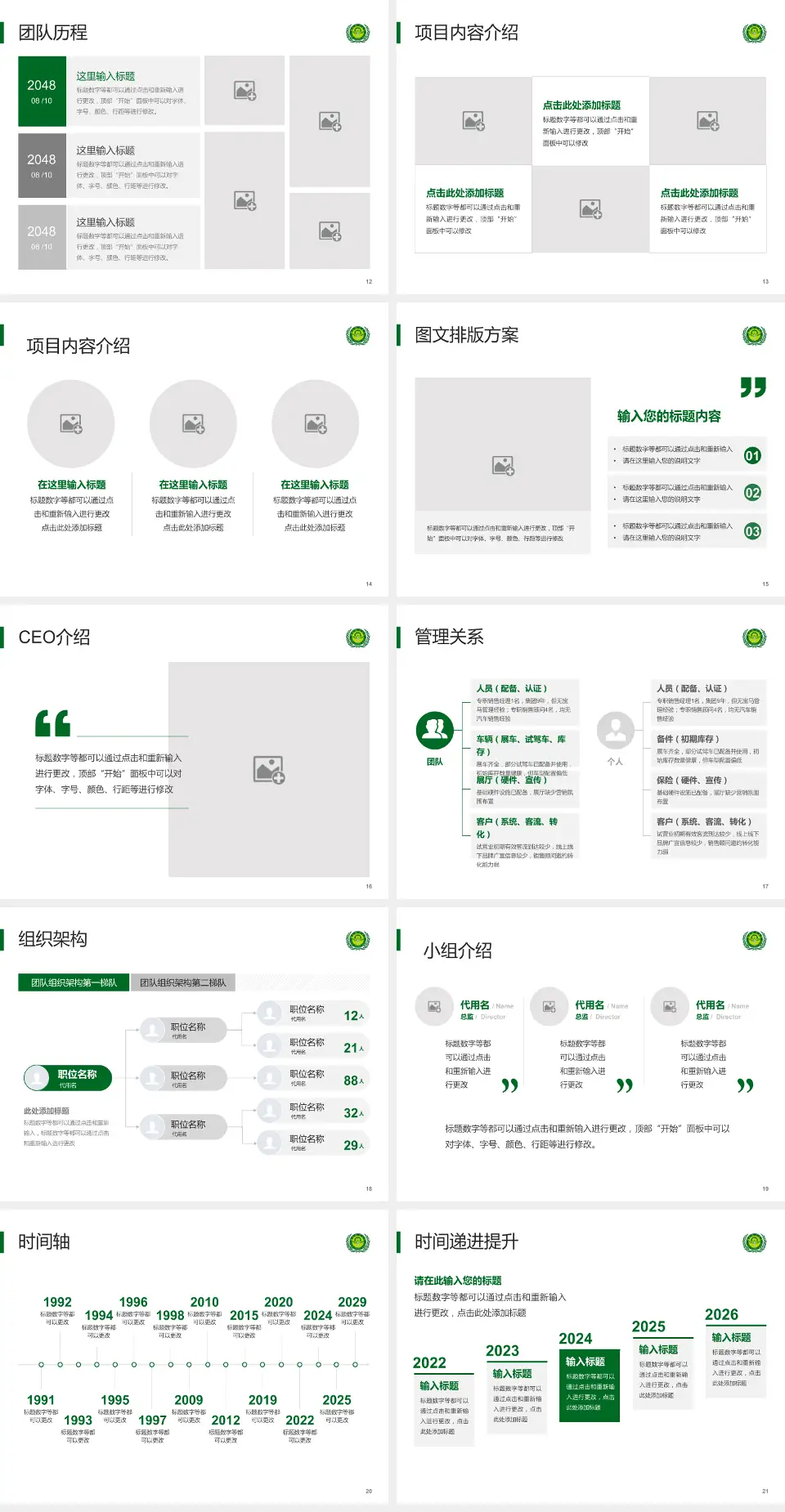 福建蜂疗医院医院管理报告PPT模板4:3格式幻灯片预览图3