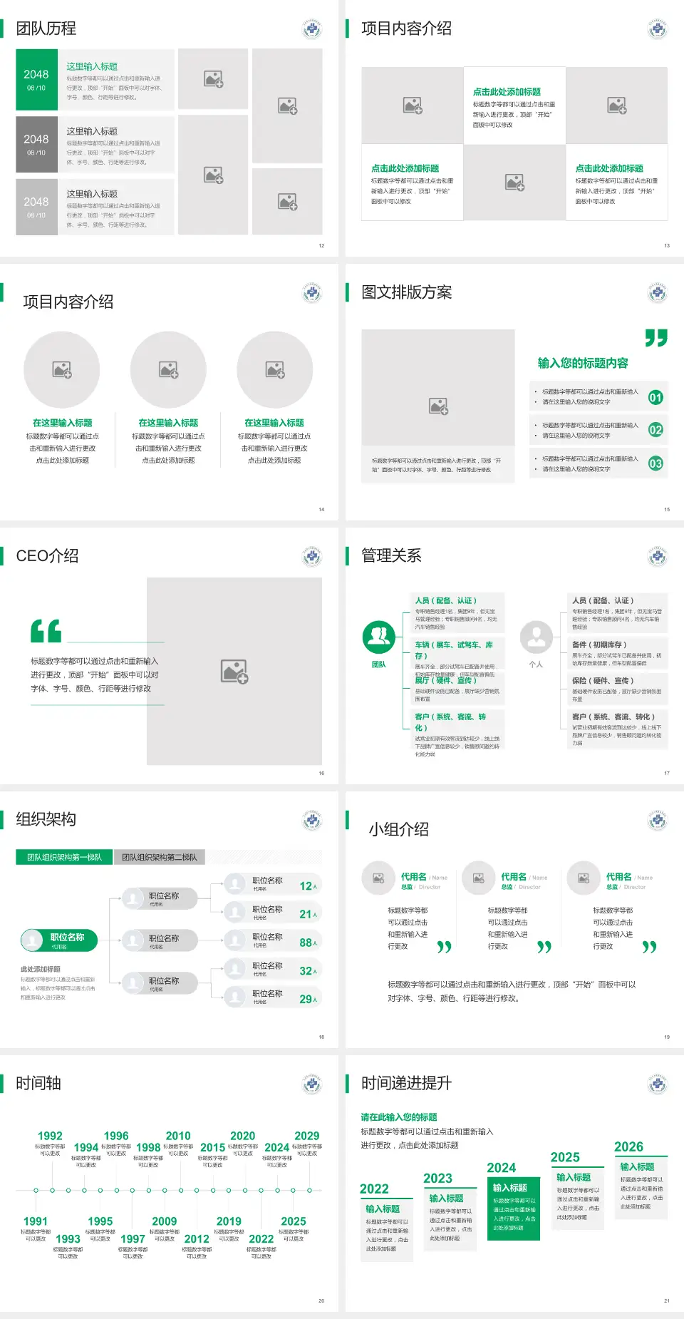 天水市第二人民医院医院管理报告PPT模板4:3格式幻灯片预览图3