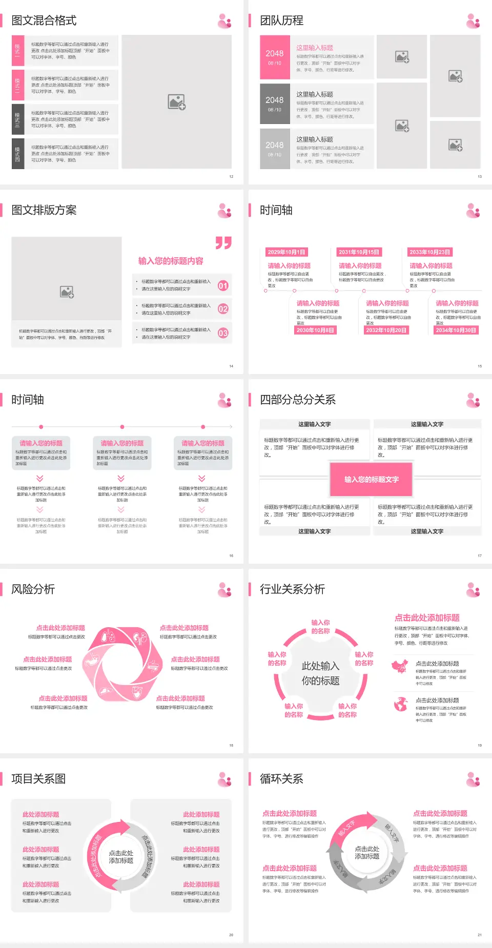 福清市妇幼保健院项目申请与汇报PPT模板4:3格式幻灯片预览图3