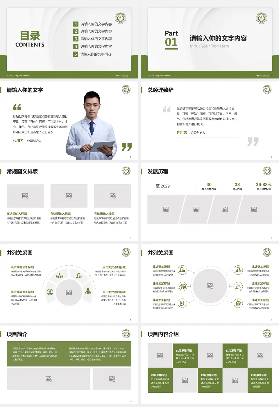 武警甘肃省总队医院医院管理报告PPT模板16:9格式幻灯片预览图2