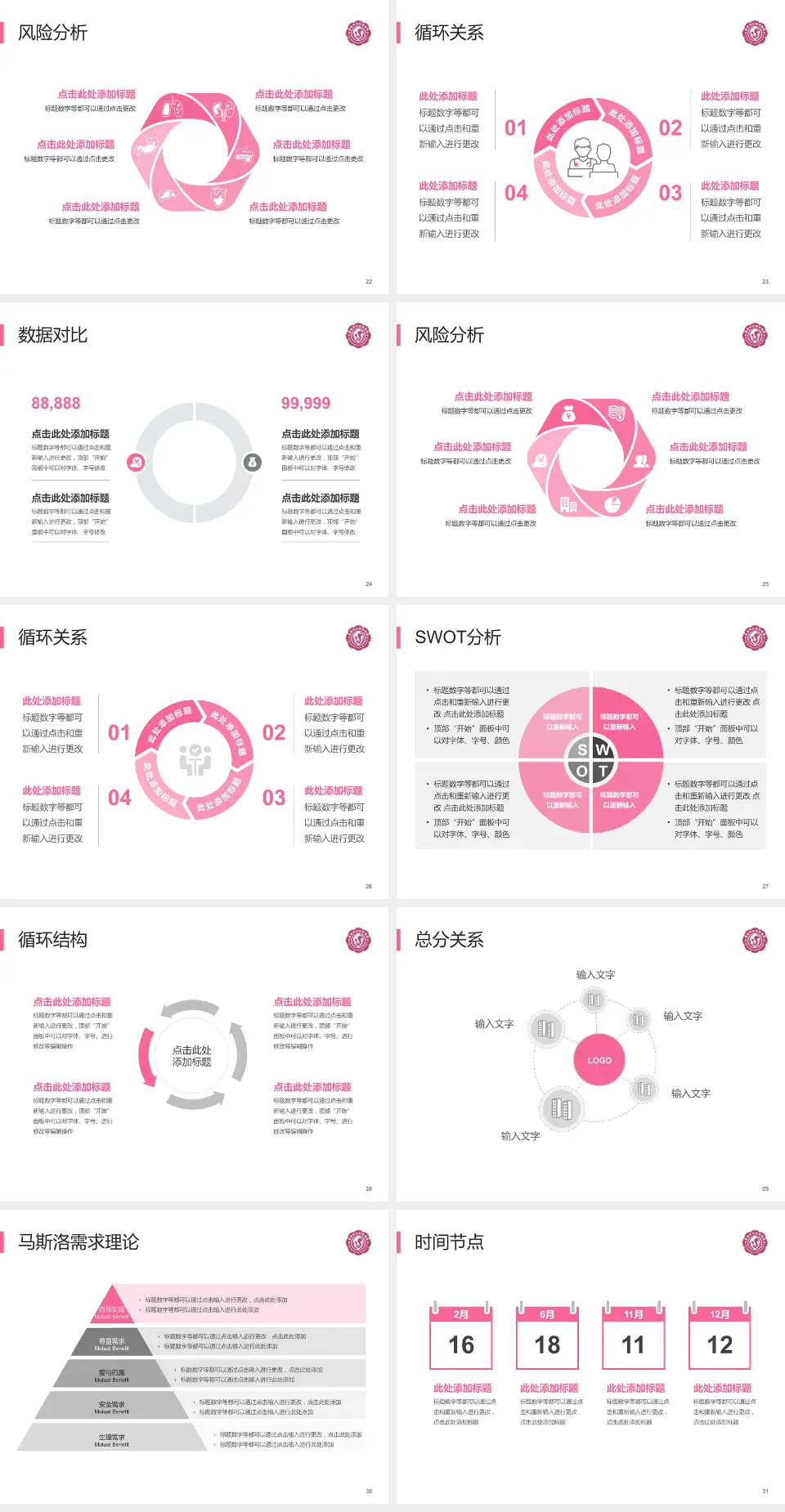 商洛市妇幼保健院科研成果展示PPT模板4:3格式幻灯片预览图4