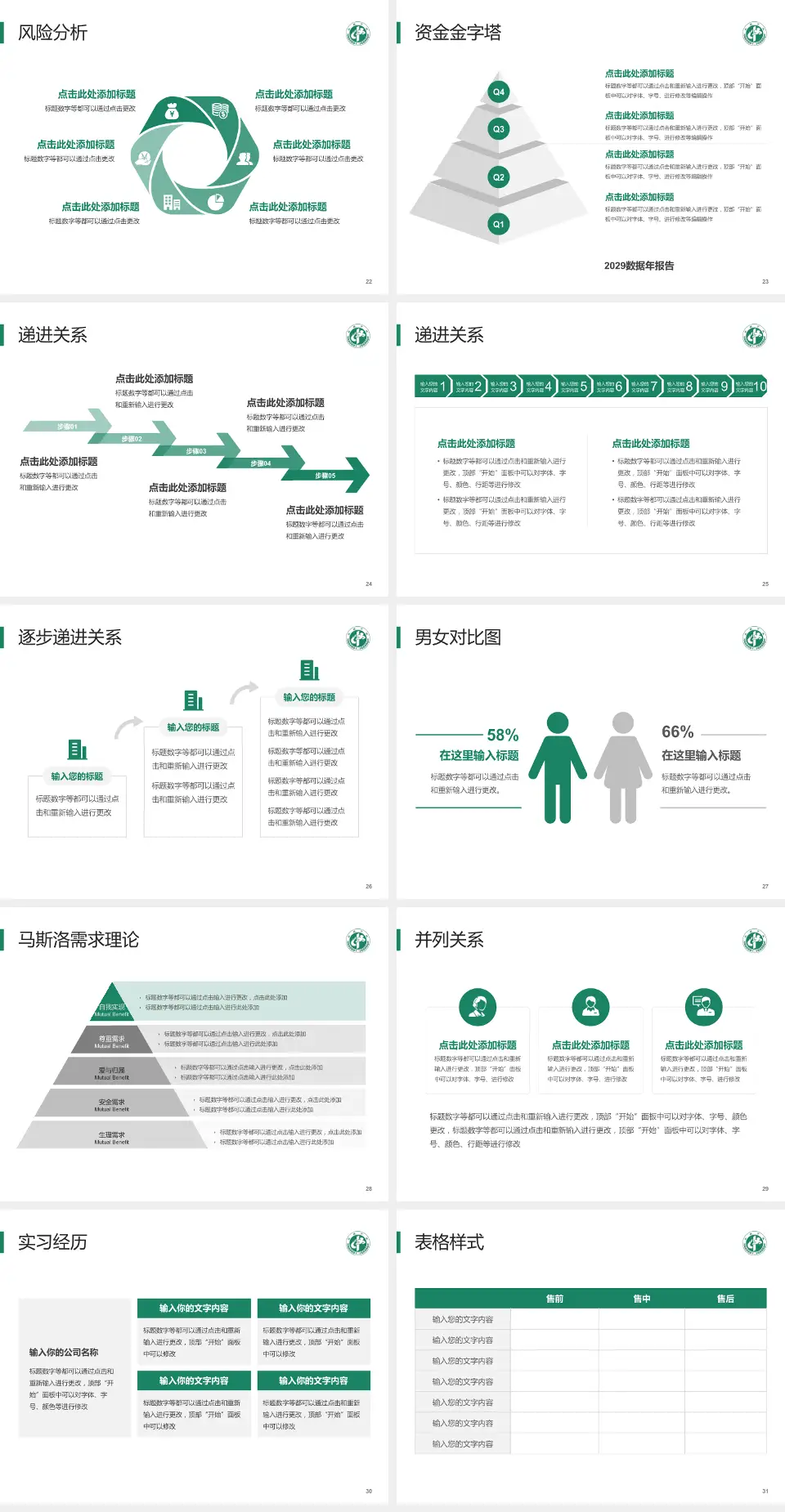 武威市中医医院项目申请与汇报PPT模板4:3格式幻灯片预览图4