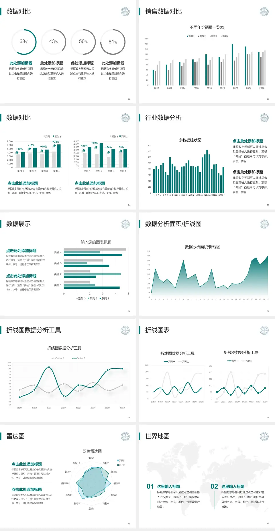 兰州市第二人民医院会议与研讨会PPT模板4:3格式幻灯片预览图5