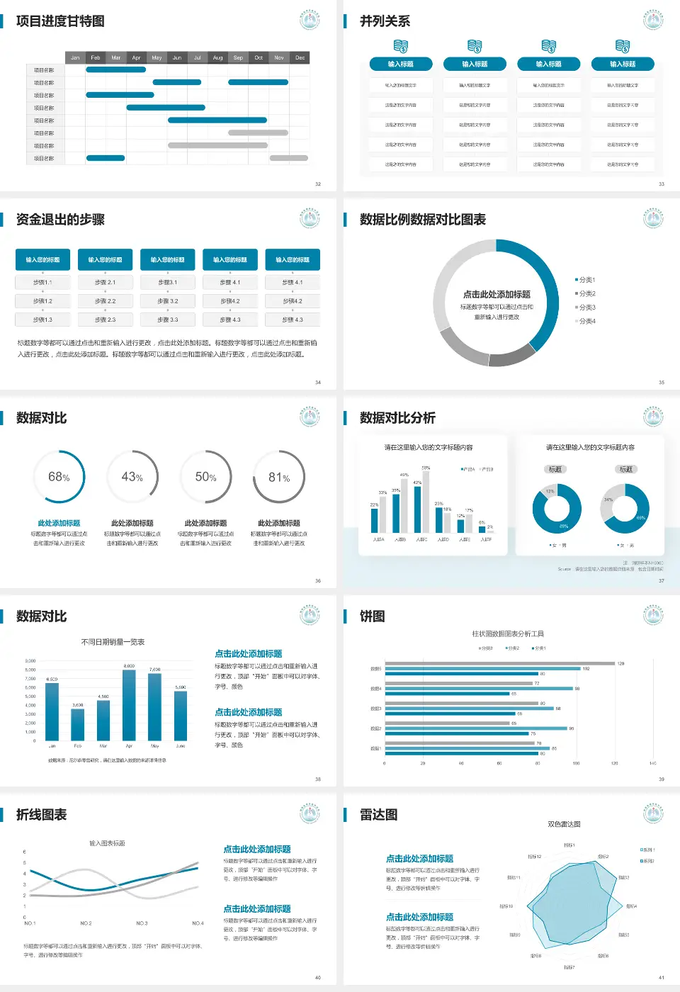 福建省福州肺科医院项目申请与汇报PPT模板16:9格式幻灯片预览图5