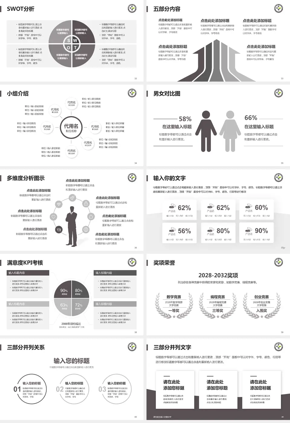 金川集团有限公司职工医院医疗行业比赛专用PPT模板16:9格式幻灯片预览图5