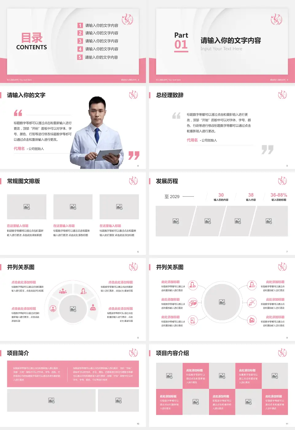 安康市妇幼保健院医院管理报告PPT模板16:9格式幻灯片预览图2