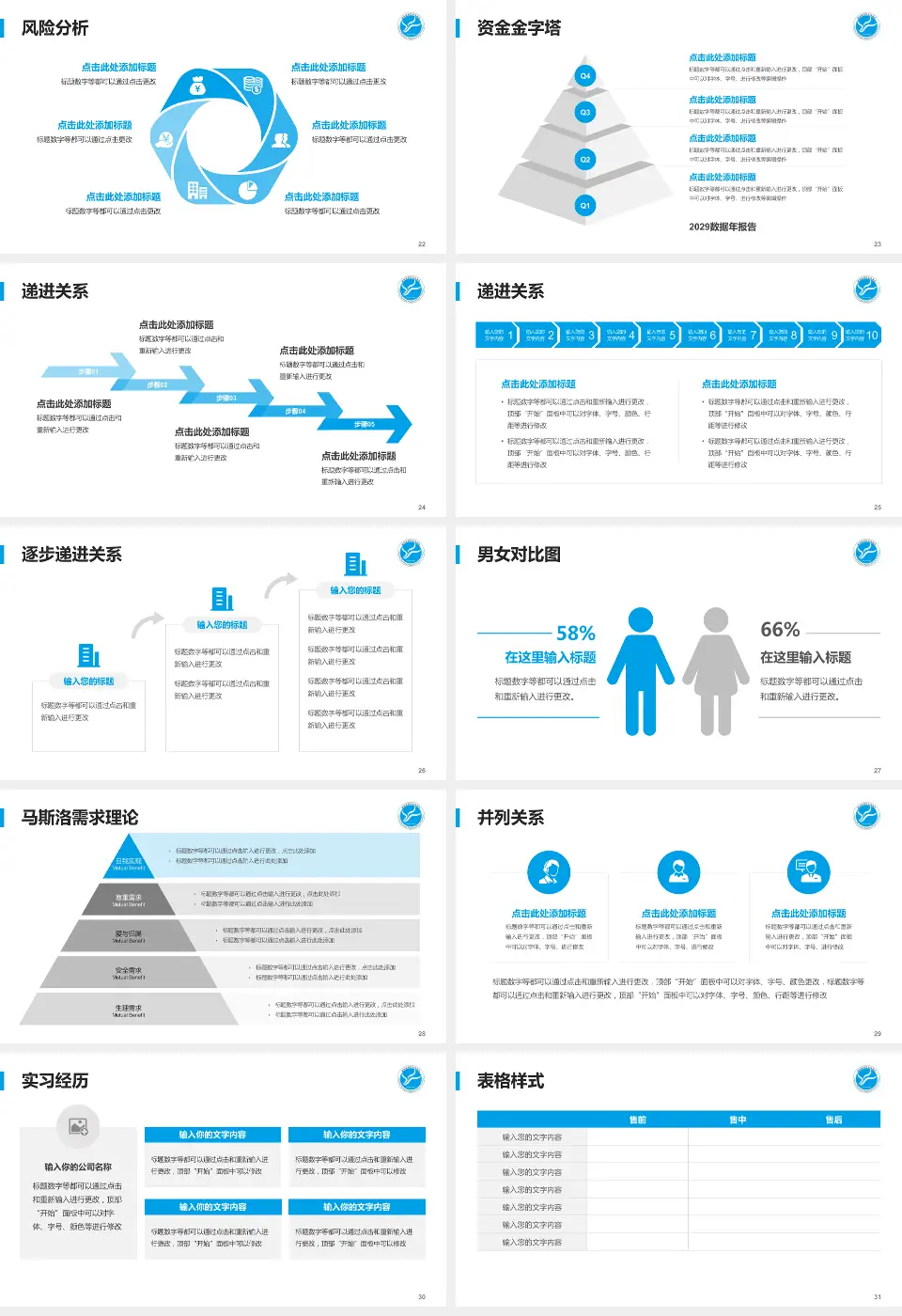 邵武市立医院项目申请与汇报PPT模板16:9格式幻灯片预览图4