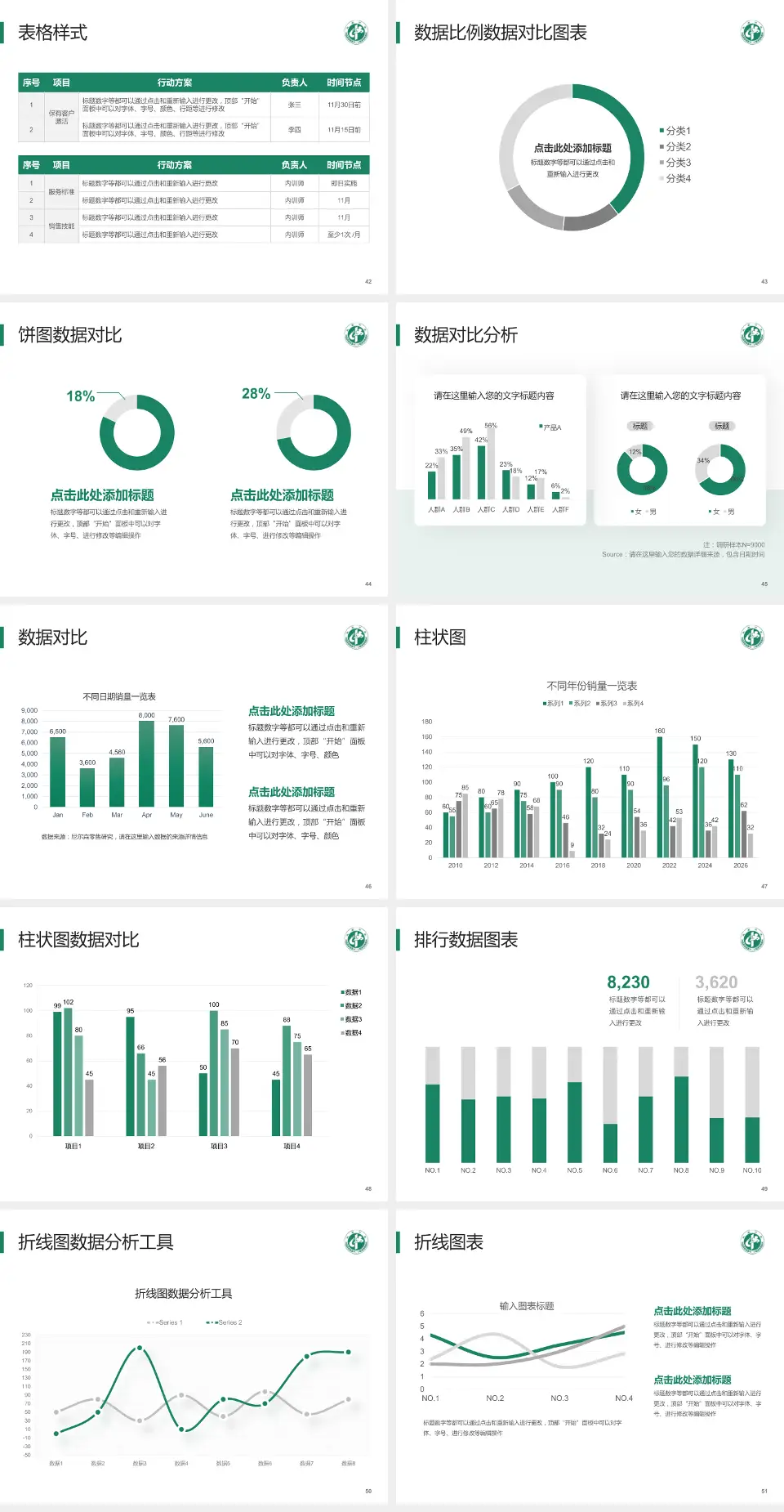 武威市中医医院医院简介/日常通用PPT模板4:3格式幻灯片预览图6