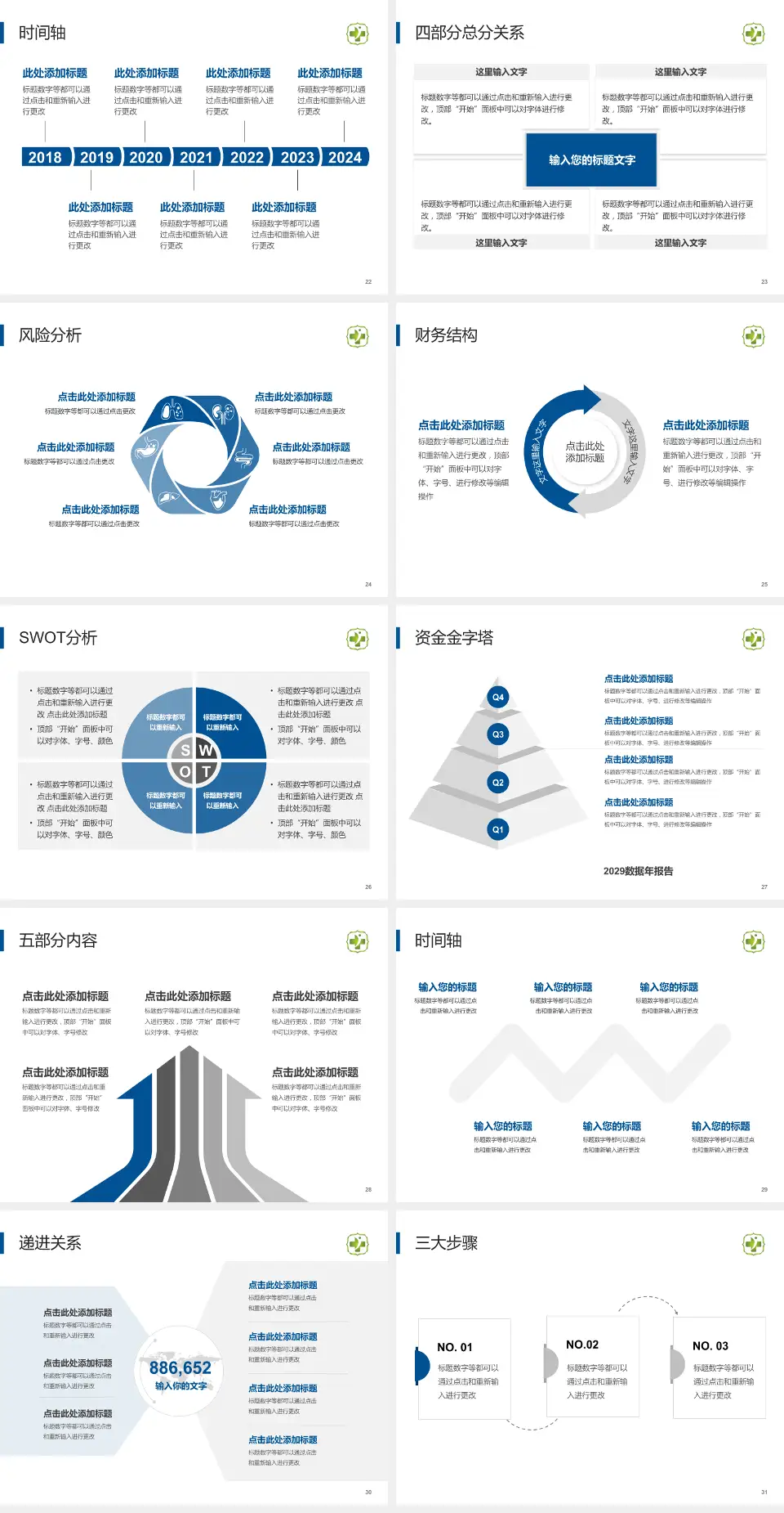 临夏州人民医院患者教育与指导PPT模板4:3格式幻灯片预览图4