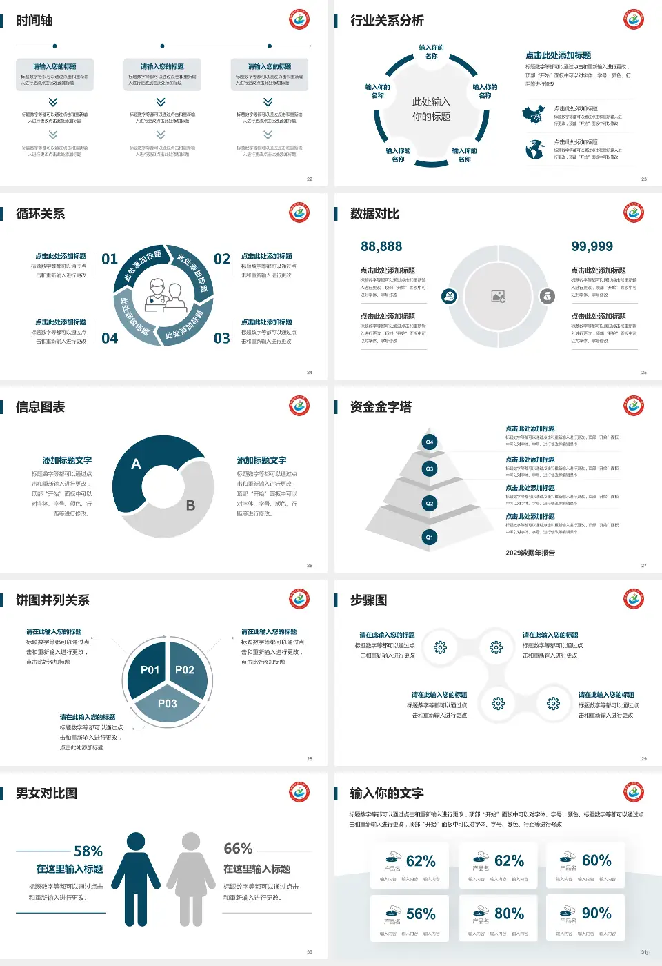 龙岩市第一医院医院管理报告PPT模板16:9格式幻灯片预览图4