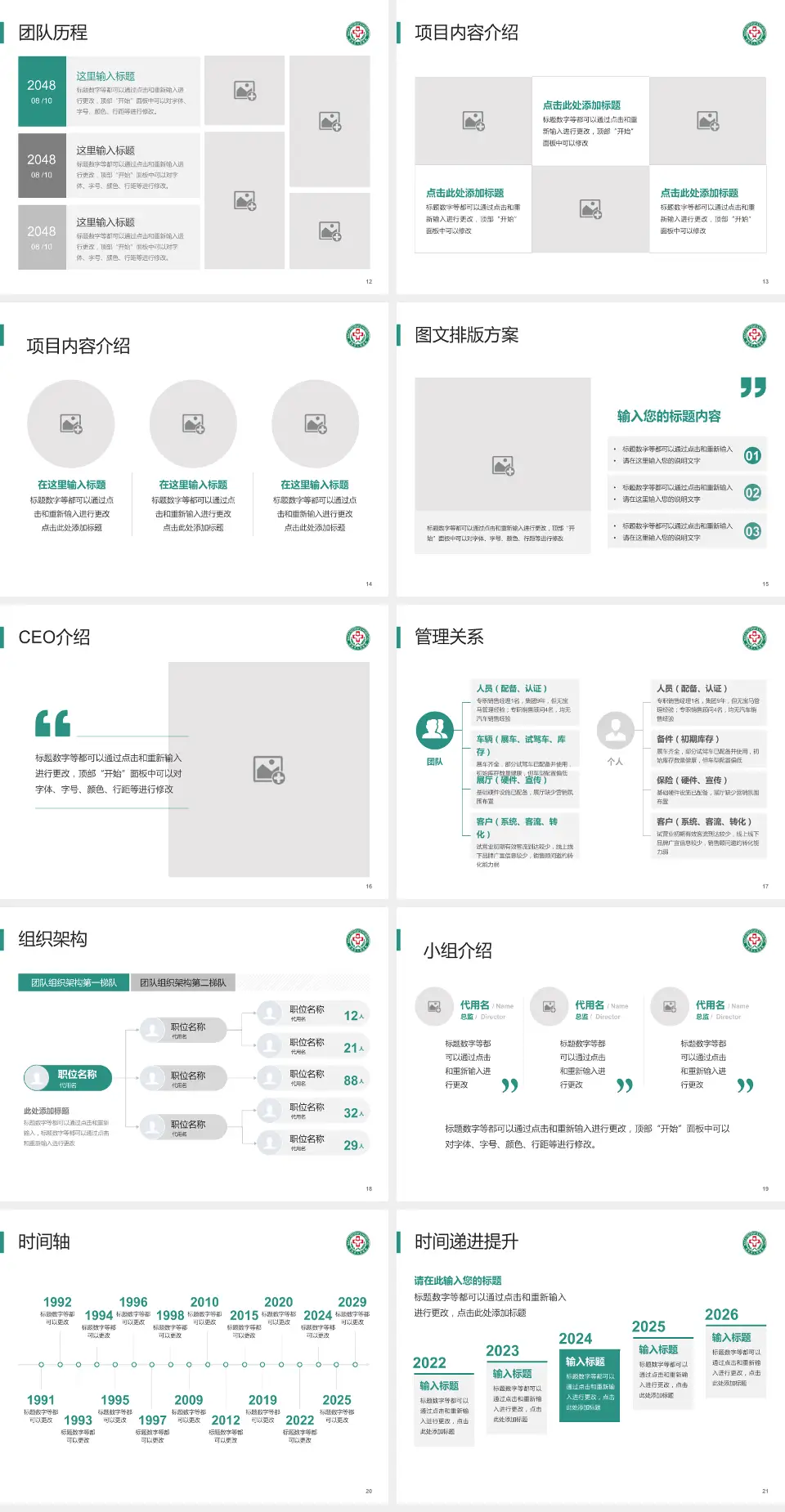 宝鸡市人民医院医院管理报告PPT模板4:3格式幻灯片预览图3