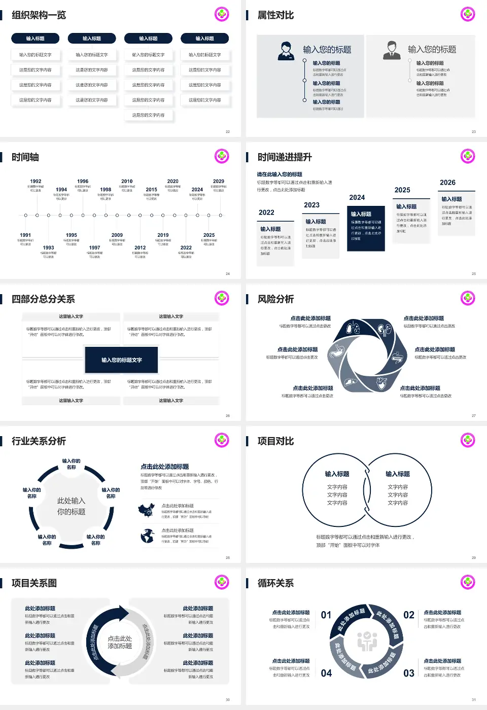 咸阳市妇幼保健院医疗行业比赛专用PPT模板16:9格式幻灯片预览图4