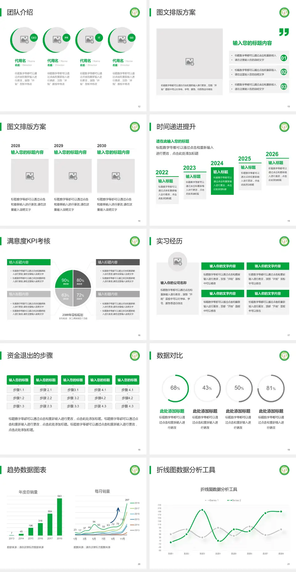 福建省福州市儿童医院培训与教育PPT模板4:3格式幻灯片预览图3