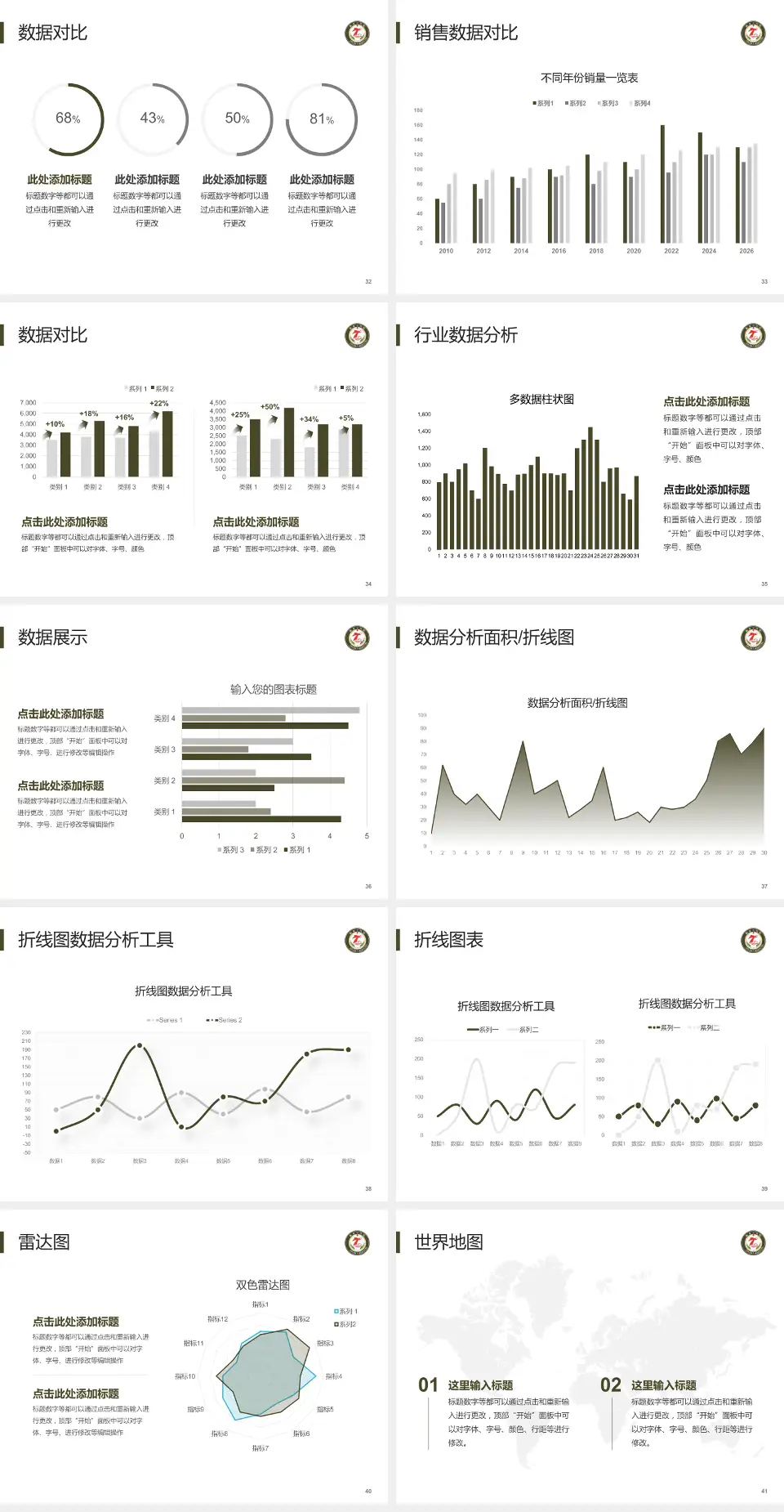 临夏七医院会议与研讨会PPT模板4:3格式幻灯片预览图5