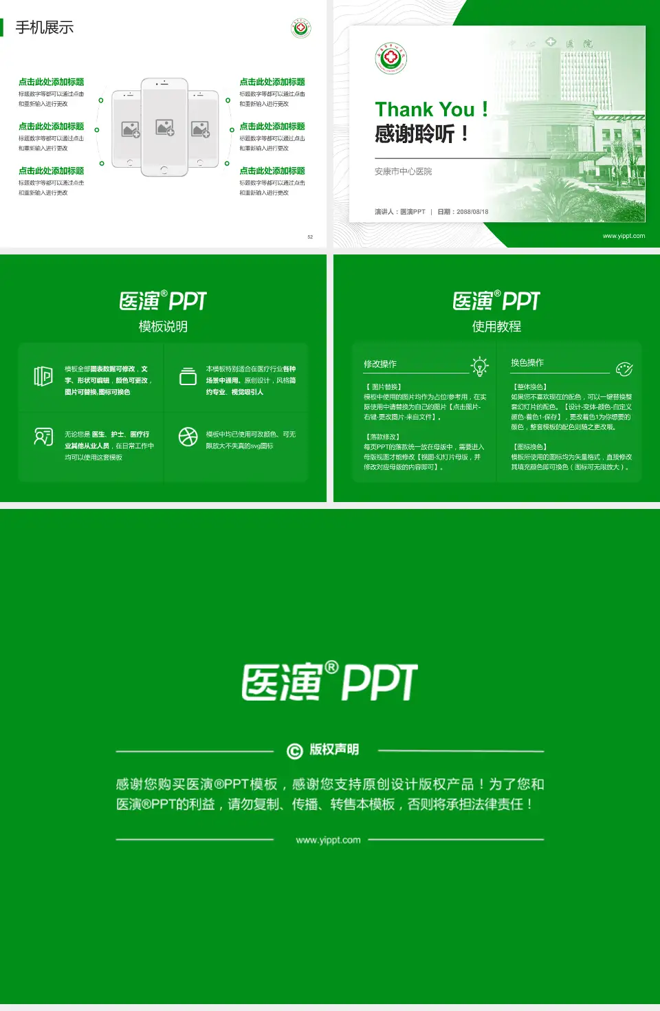 安康市中心医院医院管理报告PPT模板4:3格式幻灯片预览图7